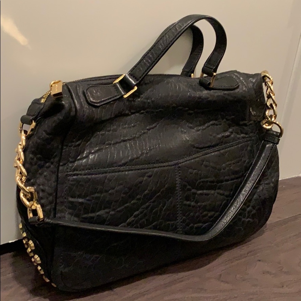 Michael by Michael Kors Black Leather stud purse
